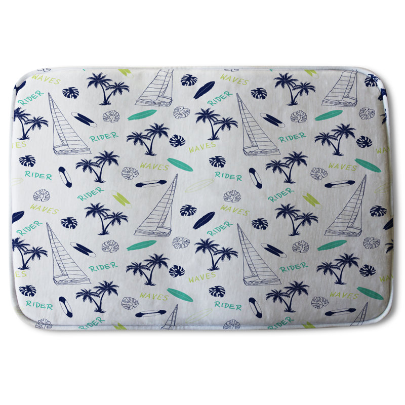 Leilani Memory Foam Non-Slip Bath Rug