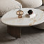 Table basse en bois manufacturé blanc