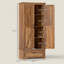 Armoire de cuisine, armoire avec tablettes réglables