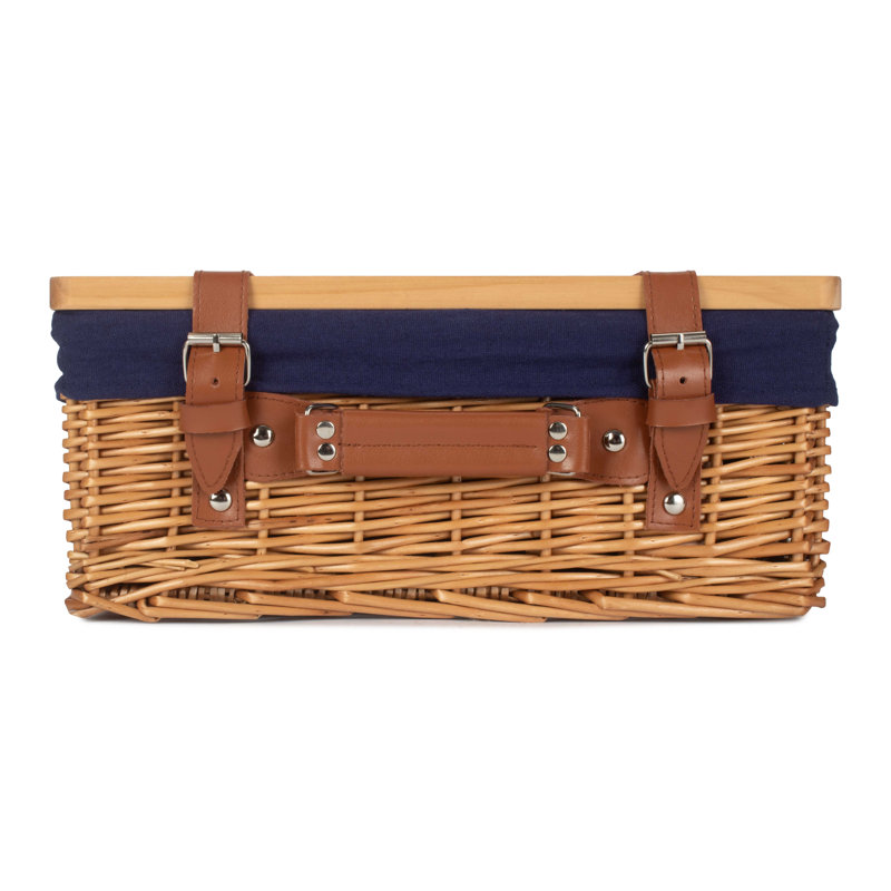 Wicker Gift or Storage Hamper with Lining