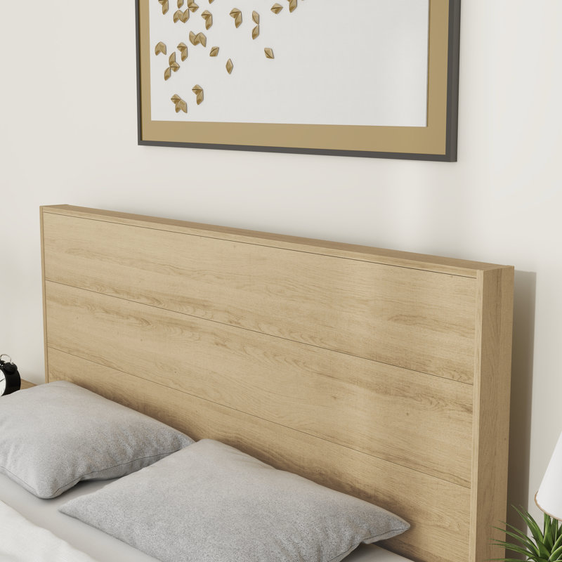 Allyannah Transitional Full Queen Headboard, Natural