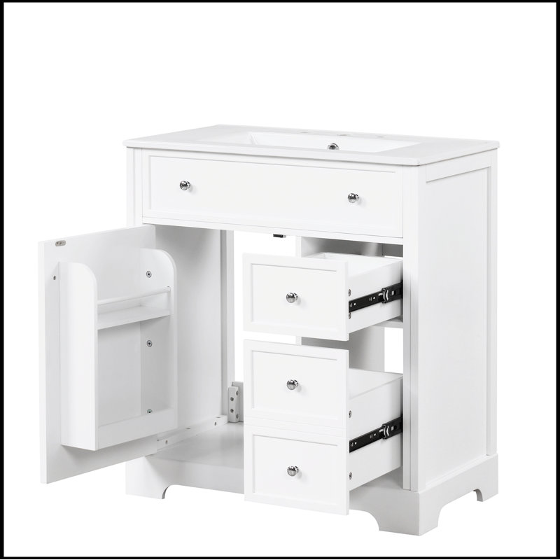 Meuble-lavabo simple avec plateau Sanzone 30,00