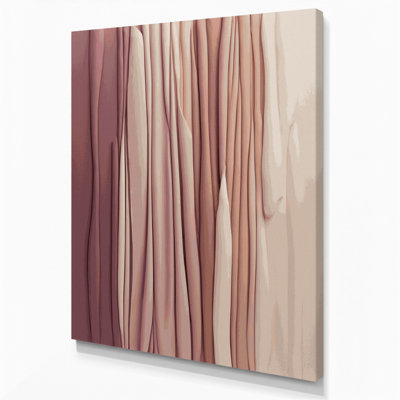 «Abstract Color Field 35», art mural sur toile grise