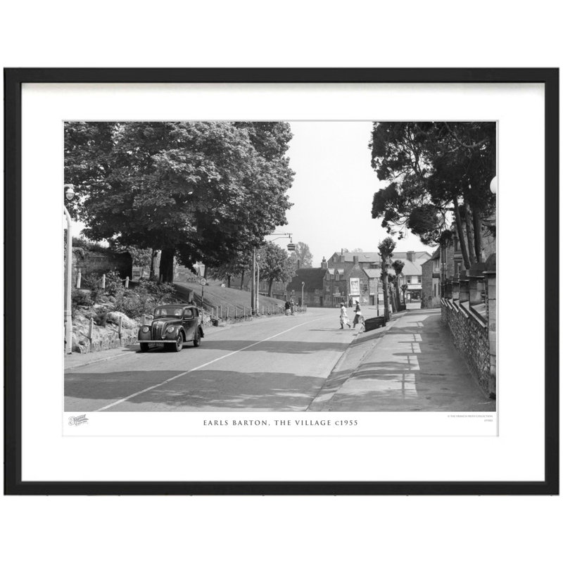 Earls Barton, The Village C1955 by Francis Frith - Single Picture Frame Print, 45cm H x 60cm W x 2.3cm D