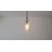 Levona Clear Bell Pendant Light, E26 Base, 9.8" Dia X 55.3" H-393457117