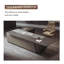 Bureau de direction en forme de L brun de 117,32 po pour bureau-915329410