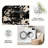 Black Cowhide Texture area rugs for Living Room, Soft and Comfortable, Suitable for all seasons, easy to maintain, machine washable Indoor floor mat, Under Table Farmhouse suitable for Bedroom, Dining Room, Study, Patio, Balcony, Home Decor-514884450