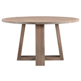 Tanya Round Solid Wood Dining Table