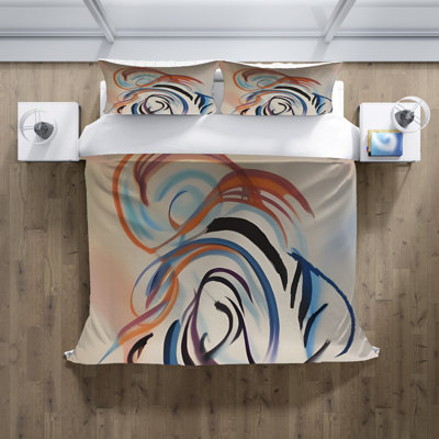Polyester Abstract Duvet Cover