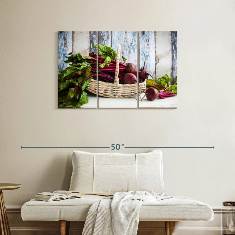 Yarlin Beetroot, 24" H x 38" W