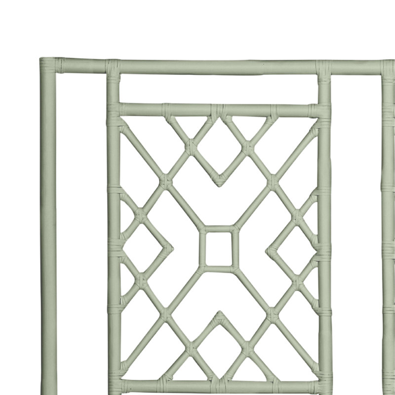 Camden Open-Frame Headboard, King, Celery Green