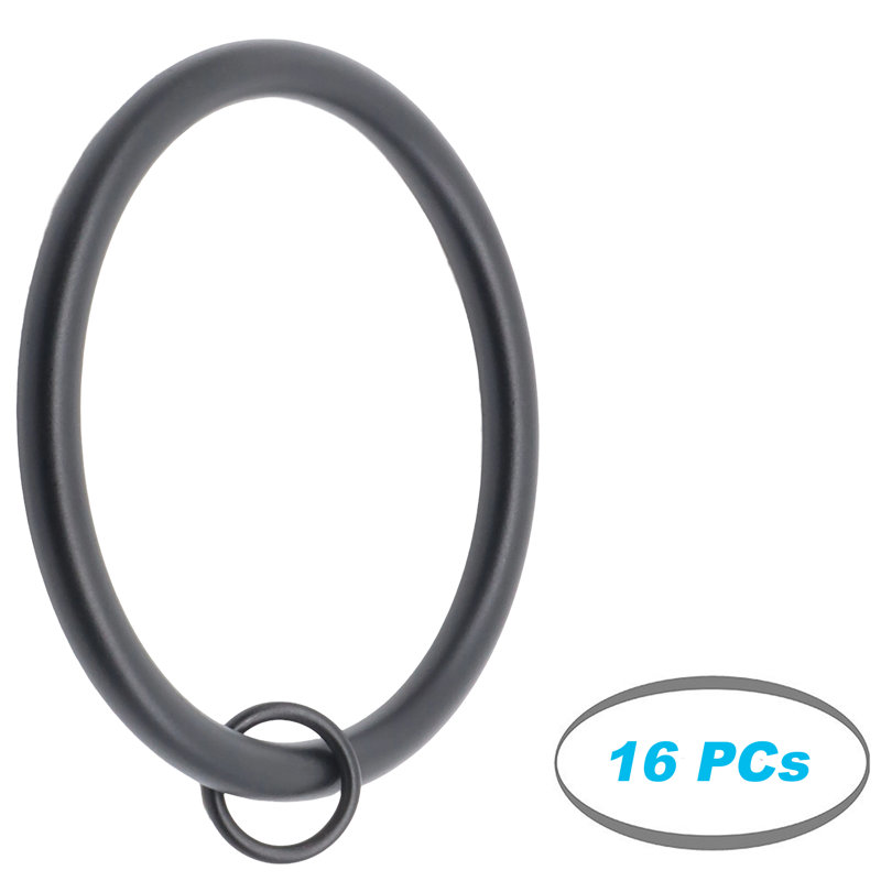 Curtain Rings, Black