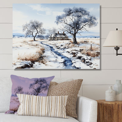 " Country Road Charm In Winter "