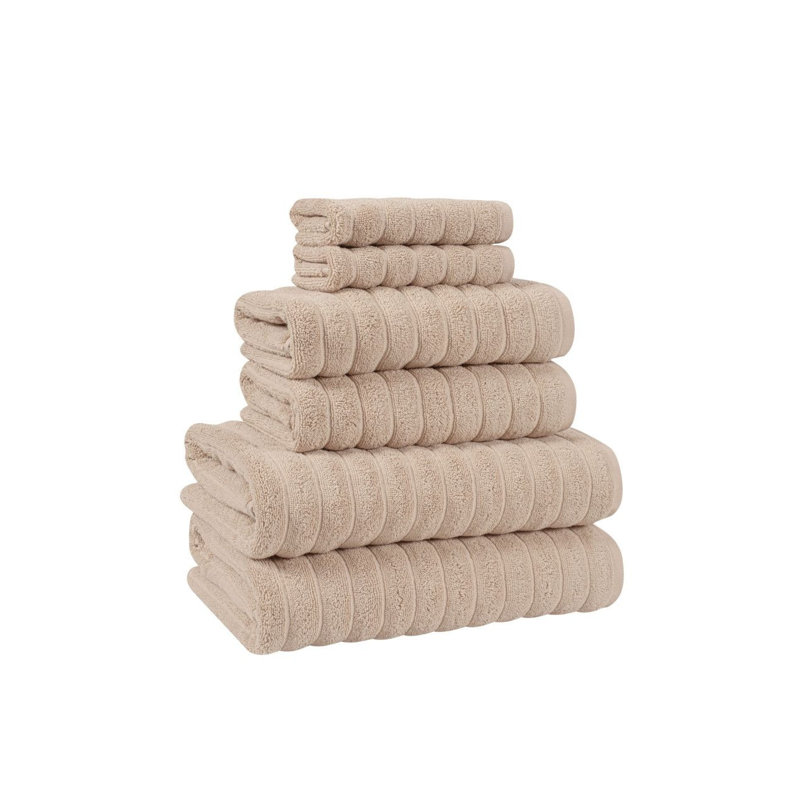 Ensemble de serviettes en coton Euphoria Luxury Turkish, 60, Beige