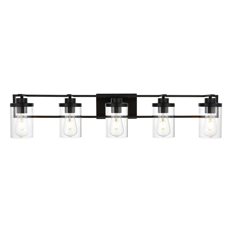 Averykate 5 - Light Dimmable Vanity Light, Chrome