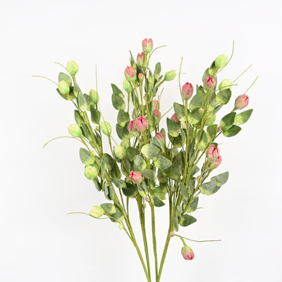 Artificial Spring Summer Branch Greenery Leaves Sprays Floral Arrangement In Vase, Long Stem Faux Flower With Faux Water For Dining Table Centerpieces, Home Wedding Party Decor Indoor