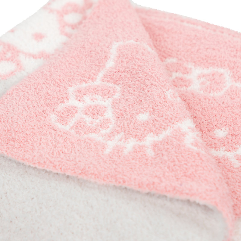 Hello Kitty, tricot de plumes 50 po x 60 po Jeté