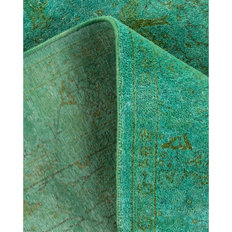 Tapis noué à la main Weirsky - One-of-a-Kind Weirsky - Vert
