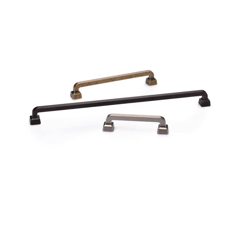 Stilo Cabinet Pull, 12 5/8", Distressed Brass