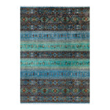 Tribal One-of-a-Kind Rectangle 9'1" X 12'7" Hand Knotted Area Rug