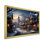 «European Winter City By Night - Winter Landscape», art mural