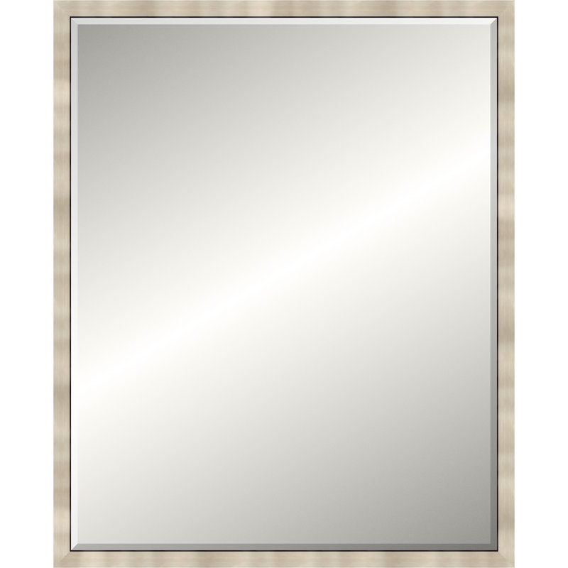 Warm Silver Legacy Mirror, Large Rectangle