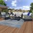 Townsend 4 - Person Outdoor Seating Group with Sunbrella Cushions