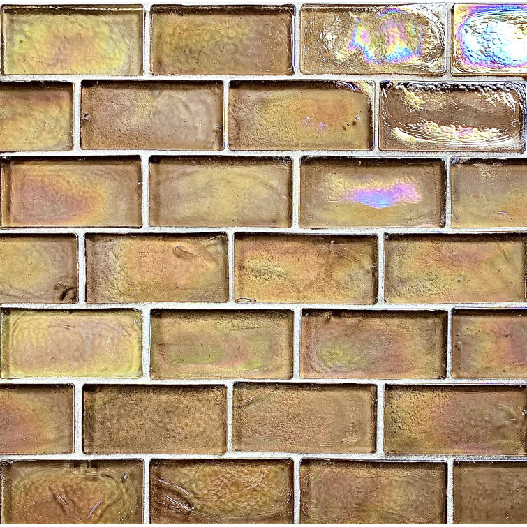 GBM® Atmosphere Citrine 2 x 2 Glass Wall Tile