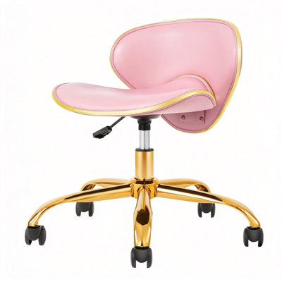Salon Stool Chair,Rolling Stool,Hydraulic Hair Salon Chairs,Height Adjustable,360 Degrees Rolling Swivel Lash Tech Chair,Ergonomic With Backrest Wheels For Tattoo Massage Facial Spa(White1)
