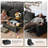 Olar U-shaped 8-seater Oversized Modular Sofa Set Chenille Cloud Couch With Versatile Console, Side Table With Charging Storage Cup Holder-496307914