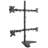 Mount-It Quad Monitor Stand | Height Adjustable Standing 4 Screen Mount Fits Monitors Up to 32 in.