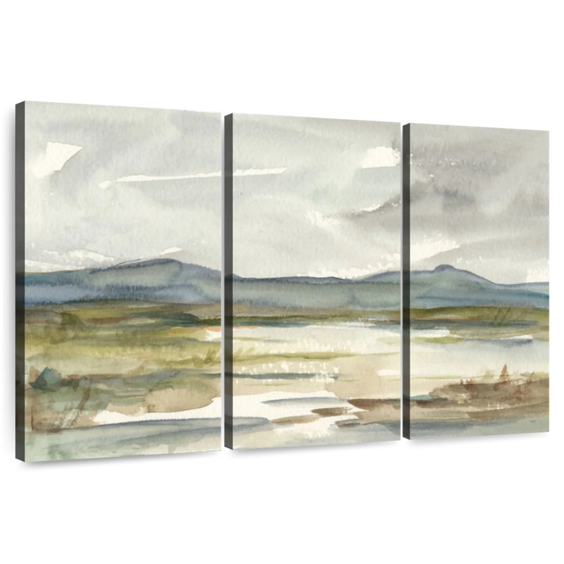 Avery Overcast Wetland I, H 36 po x l 57 po