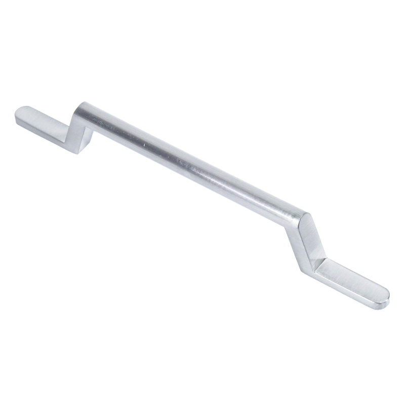 Poignée barre 5 1/16" au centre Minimalism, Nickel brossé