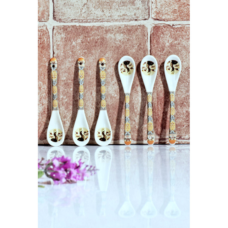 East Urban Home 6 Utensil Set, Gold