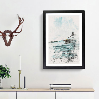 Surfing in Indonesia - Picture Frame Graphic Art