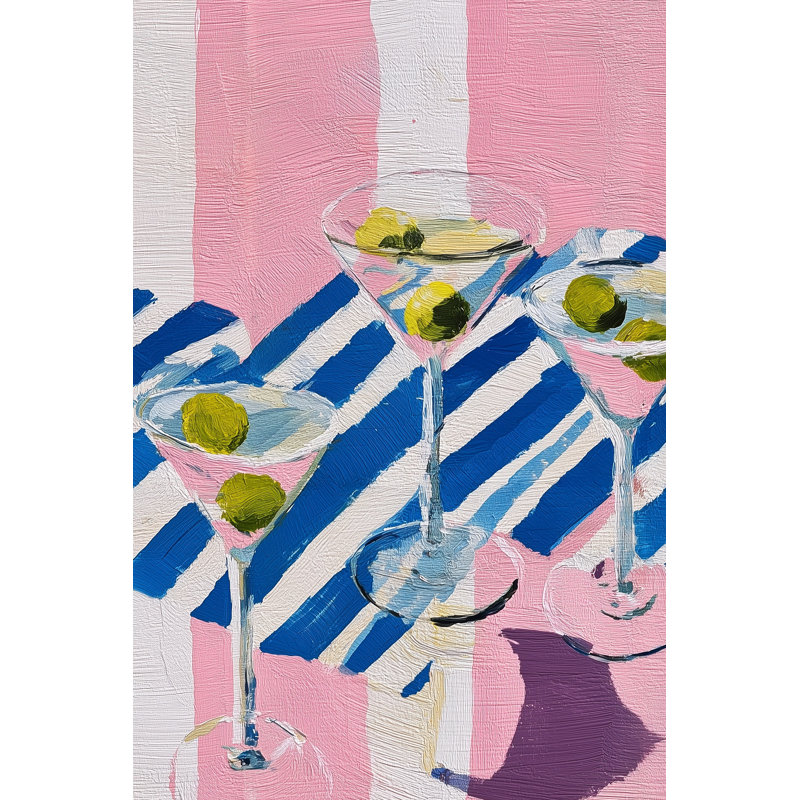 Papier peint rayé Martini, Peler et coller