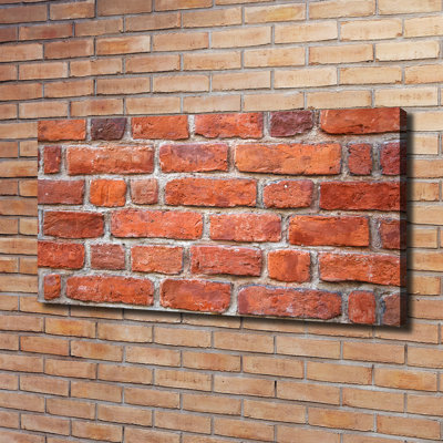 Brick Wall - Wrapped Canvas Print
