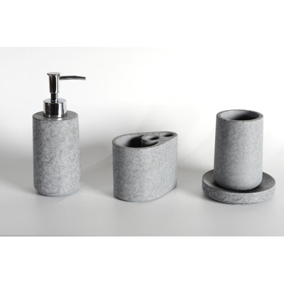 Stone Bathroom Accessory Set Bathroom Tray Tumbler