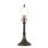 19" High Tiffany Jeweled Peacock Accent Lamp