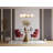 Claudette 4-Light Chandelier in Natural Brass-1124227964