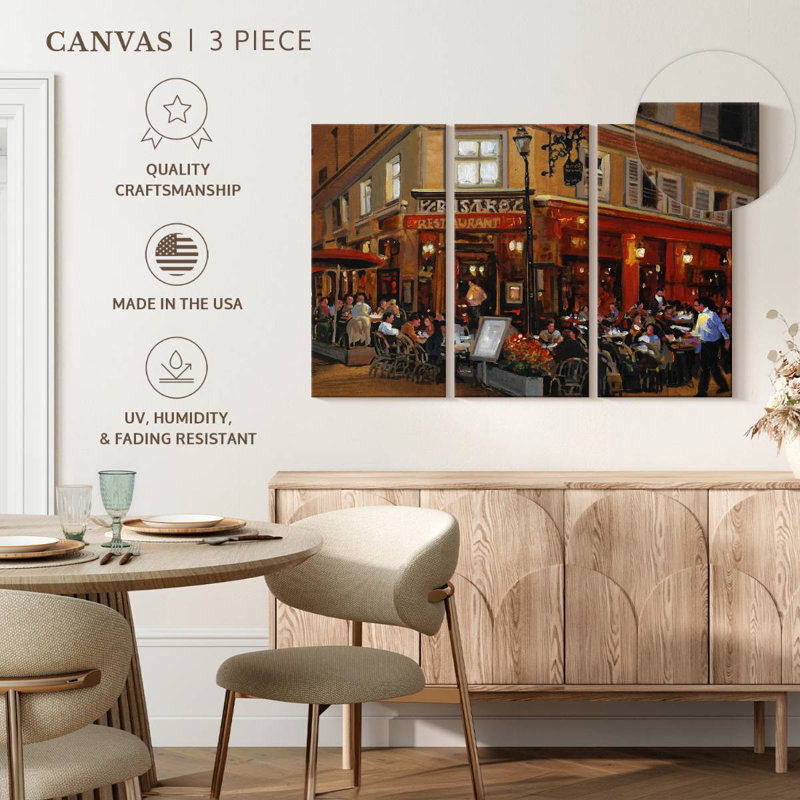 'Bistro I, 24" H x 38" W