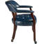 Chaise de salle à manger à accoudoirs pivotants touffetés LUMera Collection cerise-2028501654-2030762714