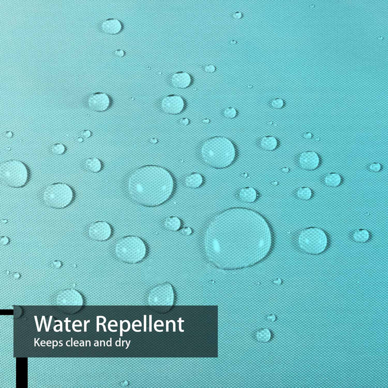 Rideau de douche aquarelle bleu ciel avec 12 crochets, L 72 po x l 84 po