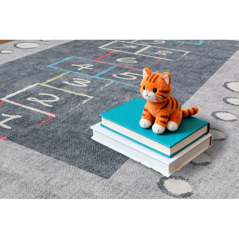Trym Rectangle Machine Woven Polyester Rug, Rectangle 4' x 6'