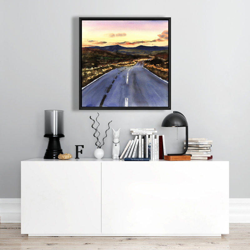 Reproduction sur toile «On the route to Ecosse»