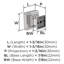 Poignée d'armoire de 1 3/16 po (30 mm) Eleva - paquet de 10-111778399-124174021
