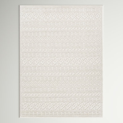 Kevyn Geometric Stain Resistant Rug 