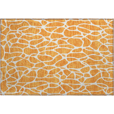 Premium Machine Washable Guada AMF1024 Geometric Rug