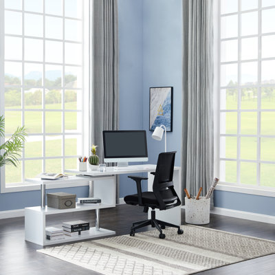 Bureau en L réversible