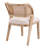 Winslow Modern Farmhouse Upholstered Dining Chairs with PE Rattan Backrest-1133633219